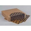 12x12 Waxed Natural Kraft Sheet, Black Checkered, Basket Liner or