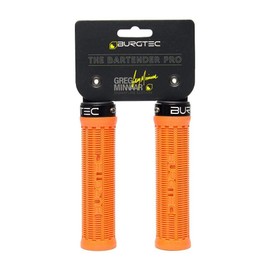 Burgtec Bartender Pro Handle Bar Grips, Orange, One Size
