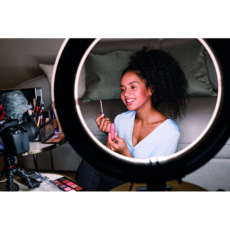 Juice Social 10" Desktop LED Selfie Ring Light with Phone