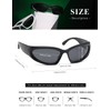 kimorn Wrap Around Polarized Sunglasses Womens men Swift Oval Fashion