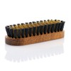 TelMo Brass Suede Brush Suede Brush Wood Brush with Brass
