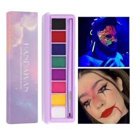 Pintura Corporal Soluble En Agua, Paleta De Delineador