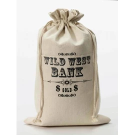Large Cowboy Money Bag Swag Wild West Western Bank Robber Fancy Dress