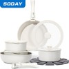 SODAY 15pcs Pots and Pans Set Non Stick, Cookware Sets