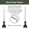 612 Vermont LED Electric Window Candles with Bright Hot Spot,