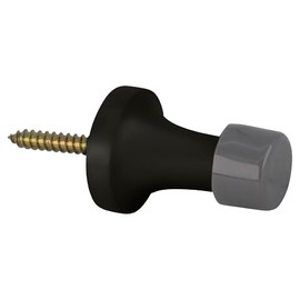 Deltana BDS125U10B Solid Brass 1 1/2-Inch Baseboard Door Bumper