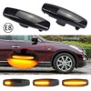 Hacreyatu Smoked Lens Full LED Front Fender Dynamic Side Marker