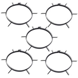 Strawberry Fairy Lawn Aerator Clamp with Spikes, 5-Piece Set, for Lawn Roller, 11.8-Inch Diameter