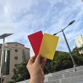 Soccer Referee Yellow and Red Card Set Record Sheet 3ea