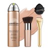 QIUFSSE Airbrush Foundation Spray,Hydrates and Moisturizes,Silk Lightweight,Waterproof Foundation for Mature