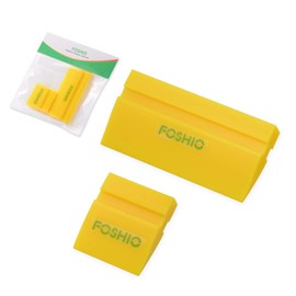 FOSHIO Mini Colander Wiper Scraper Rubber Squeegee Sticker Wrapping Tool Scratch Free Bubble Free Car Window Glass Cleaning Bath Kitchen Dust