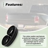 6.4 FT Rubber Double Leaf Truck Cap Rear Door Bottom