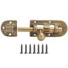 DriKou Brass Door Latch, Slide Door Bolts, Heavy Duty Gate