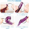 Offset Hooks, Worm Keeper, Set of 50, Twist Lock Springs,