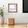 Wooden Christian Decor, 6 Inch Dear God Thank You Wood