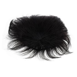 Baluue Invisible Hair Topper for Men Real Human Hair Extensions Seamless Bald Patch Male Hairpiece Glue