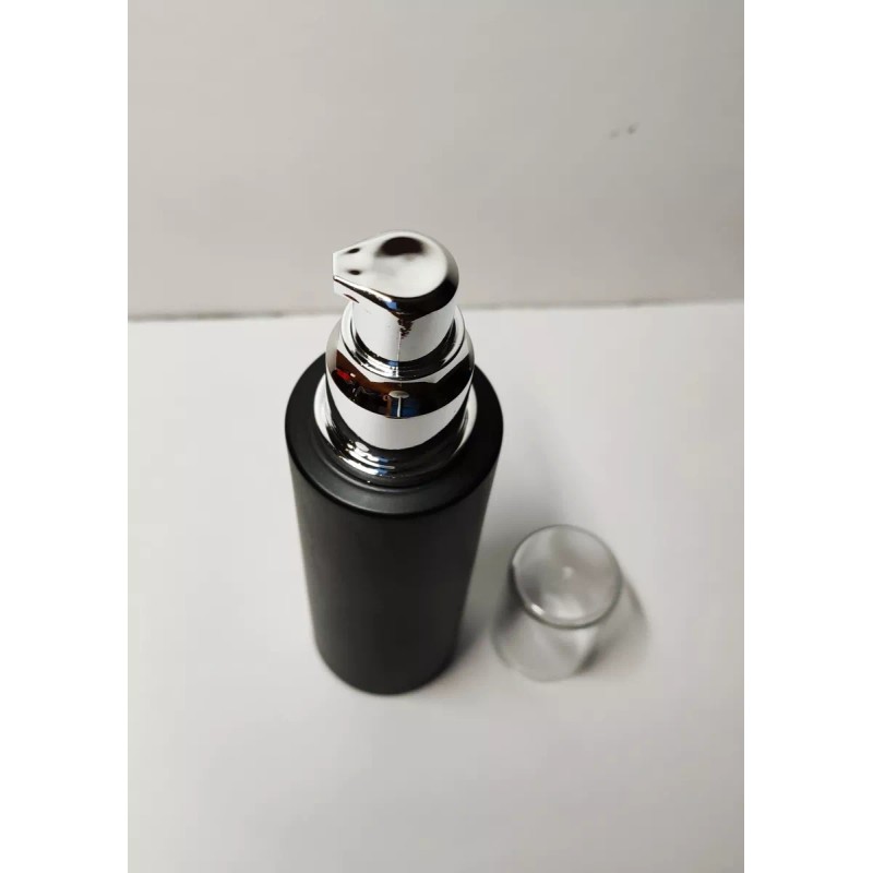 Meliars Frasco Dosificador Dispensador 80 Ml Negro Frost (10 Pzs)