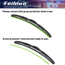 Windshield Wiper Blades Winter Summer Front Window 26" + 17" Inch Winter Summer Front Window (set of 2) - Series: Y18E203A