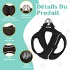 Qianruida Cat Harness with Leash, Soft Harness for Kittens, Leash