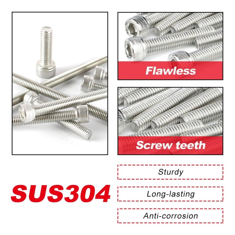 Xitomer M6 M8 ATV Bolt Kit Fit for RAPTOR 700
