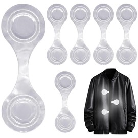 FENQURO Pack of 6 Magnetic Reflectors, Reflectors Children, Reflective Lapel Magnets, Reflector Clips Pendant, Safety Reflector for Backpack, Jacket, Clothing, Pram, Jogging, Bicycle