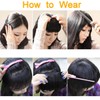 Clip in Bangs Hair Extensions 8" Thick Full Neat Bangs