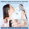 BRIGHT SHOWERS Filtered Shower Head with Handheld, High Pressure 9