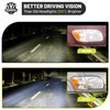 ROADEAL Headlights W/Bulbs for 2005 2006 Tundra Double Cab SR5/Limited(NOT