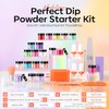 Modelones Dip Powder Nail Kit Starter, 20 Colors Summer Clear