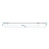 ProPlus Brake Cable 1230/1440 mm Bell Diameter 22 mm Suitable