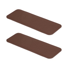 PATIKIL Felt Base Shaper 12x5 Inch, 2Pcs Bag Bottom Shaper Pad Purse Liner Board Insert Arc Corner for Handbags Tote Crossbody Bag Backpack, Brown