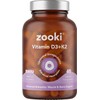 Zooki Liposomal Vitamin D3 + K2 3000IU, 60 Capsules, 30