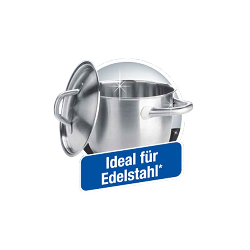 Spontex Polish Edelstahl-Putz - Scheuerschwamm ideal für Edelstahltöpfe