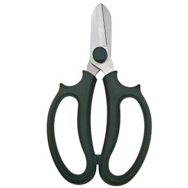 Gardening Scissor Black Sharp Blade Steel Alloy Garden Shears for Cutting Flowers Trimming Plants of Yard Florist Rose Herb Hedge and Fruits Picking