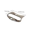 SAFIGLE Stainless Steel Guasha Plate for Relief Lymphatic Massage Tool