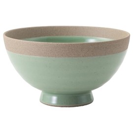 Arita Ware 74118 Cafe au Lait Bowl, Capacity: Approx. 15.2 fl oz (450 ml), Pottery, Light Gray, Made in Japan