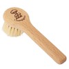 REDECKER Natural Pig Bristle Mushroom Brush Cleaner with Beechwood Handle,