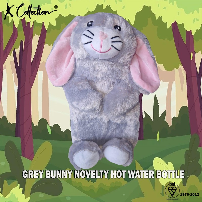 K Collection 3D Novelty Hot Water Bottle with Removable Cover