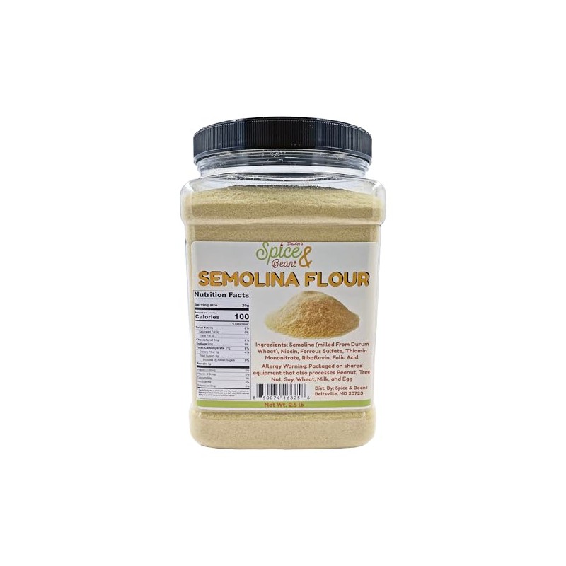 Semolina Flour | Made In America | By Dasher's Spice