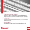 Starrett Full Flexible Steel Rule with Satin Chrome Finish, Quick