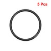 sourcing map Pack of 5 Metric Nitrile Rubber O-Rings Seal