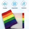 Sportacular Gear 5 Rainbow Bracelets with Velcro Fastening, Individually Adjustable,