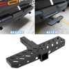 Z8 Tow Hitch Step for 2” Receivers, Strong Steel Construction