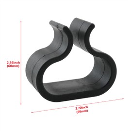 HJGarden 4pcs Sofa Rattan Furniture Clamps Foam Wheel Fittings EVA Plastic Fittings Chair Fastener Clips Sectional Connector Non-Slip Patio Furniture Alignment Clamps