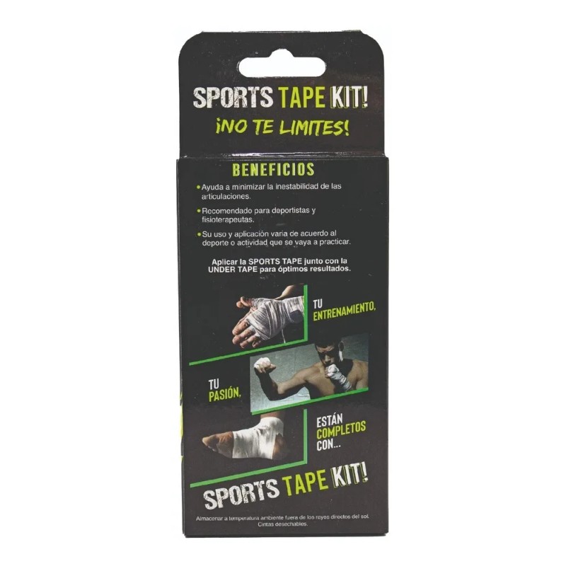 Cinta Adhesiva Para Vendaje Deportivo Sport Tape Kit Go Plus
