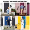 SDNBHT Hand Rails for Outdoor Steps 1-3 Steps Handrails for
