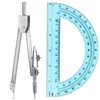 Zonon Student Protractor and Compass Set, Student Geometry Math Set,