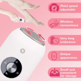 Electric Foot Grinder, Foot Care Tool, Callus Remover, USB Rechargeable, Convenient and Comfortable, Ideal for Dry Skin and Rough Feet