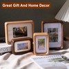 TEYCLZORE 3.5x5 inch Wooden Small Photo Frame, Cute Mini Picture