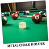 BESPORTBLE Chalk Cube Holder: Metal Anti Slip Chalk Holder for